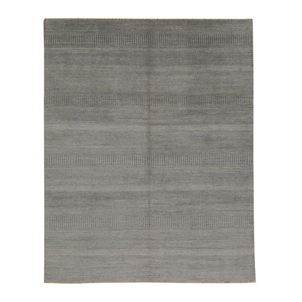 Bokara Rug Co., Inc. HandKnotted HighQuality Light Green and Ivory